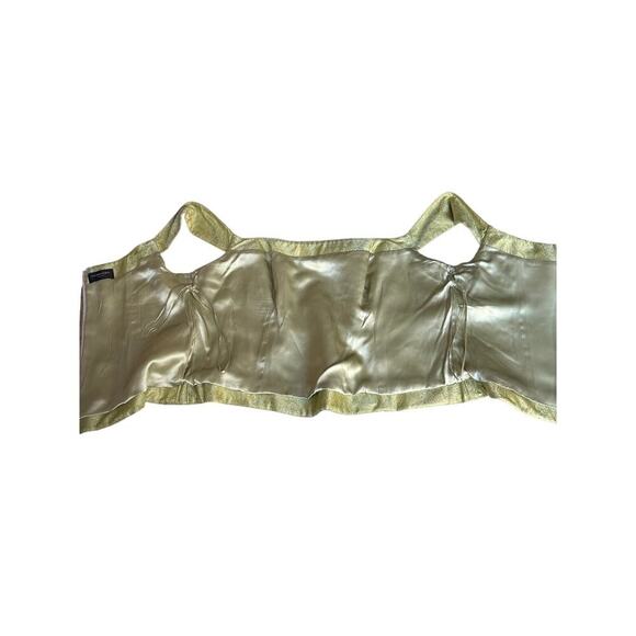 Sam Kori George Atelier Brocade Corset-Style Top Jacquard Festival M - Picture 5 of 5